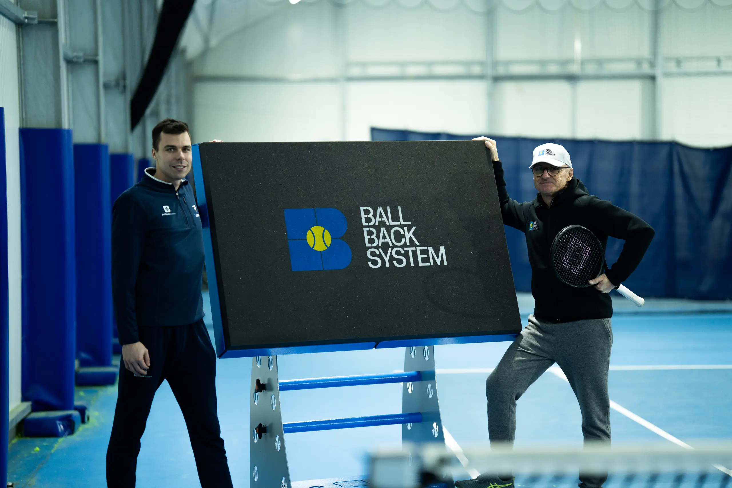 BallBack System rebound station on court